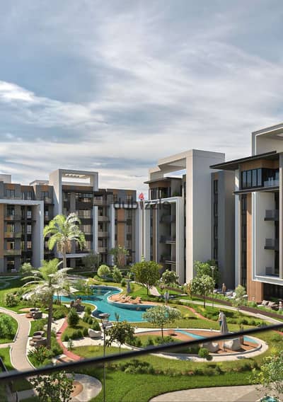 152  sqm Apartment for sale in Zatt Compound directly on Club Road in Hdayek october with only 10% Down payment and installmets up to 10 years