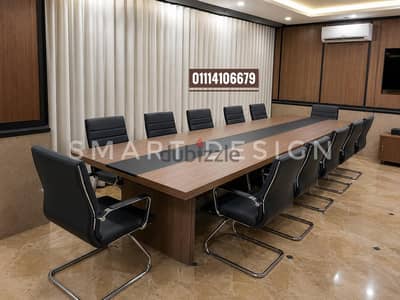 ترابيزة اجتماعات مودرن خشب mdf اسباني - meeting table