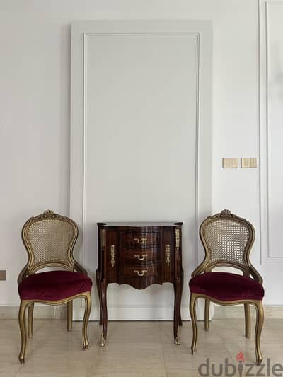 اتنين كرسي مع طاولة / side chairs with table 2
