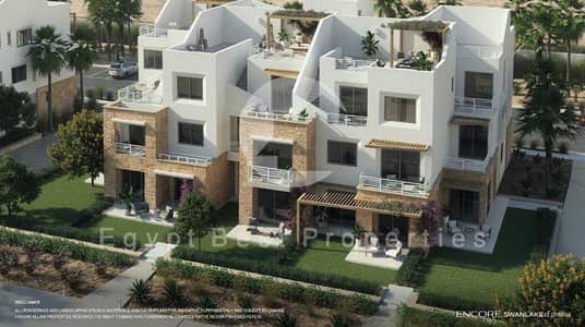 Last Apartment Available with Sea View in Swan Lake Gouna Only 5% Downpayment & Installment up to 6 Years