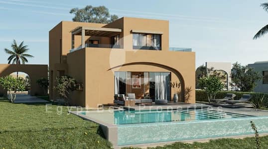 Only 1 Year Delivery | Own 4 Bedrooms Standalone Available Direct on Lagoon in El Gouna Only 15% Downpayment & Installment up to 5 Years