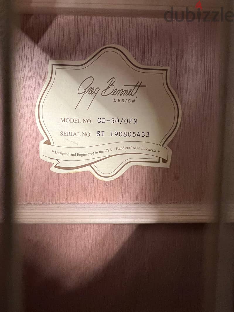 Guitar Gerg Bennett 5