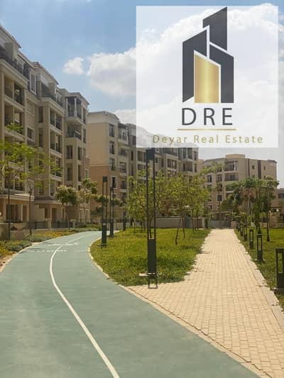 Apartment for sale via installment plan in Sarai Compound: ground floor unit, 131 sqm + 217 sqm garden.