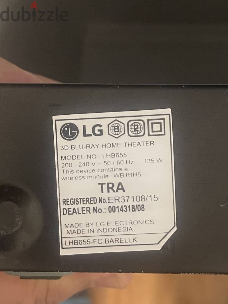 LG - LHB655 - Bluetooth 1