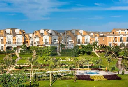 Twin house for sale in Layan Sabbour Compound, Fifth Settlement; ready to move-in with high-quality finishing.