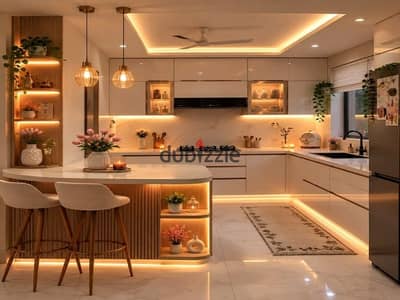 Lowest-priced studio for sale in New Cairo (Tagamoa)—next to AUC and opposite Hyde Park Ivory East—in the area's largest compound. It comes fully fini