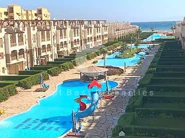 LOWEST PRICE Sea & Pool View 3BD Chalet Furnished for sale in Blue Blue Ain Sokhna