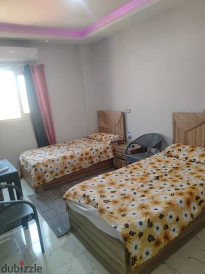 Furnished studio for rent, double room with bathroom and kitchen, first neighborhood, sixth block