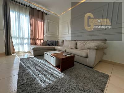 Furnished hotel apartment for rent in Al Rehab, fully furnished next to the Eastern Market and the bank complex prime location with a wide garden view