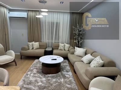 Furnished hotel apartment for rent in Al Rehab, fully furnished next to the Eastern Market and the bank complex prime location with a wide garden view