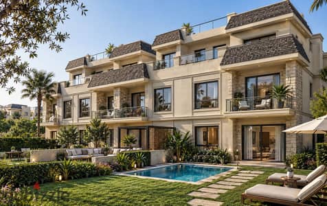 Townhouse Villa with Garden for Sale in the Heart of New Zayed, Basin 1, Inside a Villa-Only Compound, Last Villa Available with Installments over 8 Y