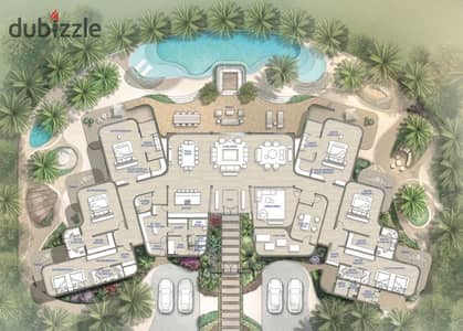First Row Villa Directly on the Sea – SouthMed, Talaat Moustafa Group, North Coast | Four Seasons Hotel