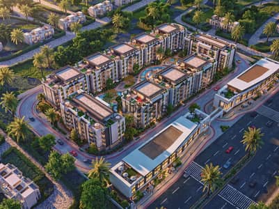 3-bedroom apartment for sale, 145 sqm, in One District Compound (Sheikh Zayed – Green Revolution); 5% down payment and installments up to 9 years.