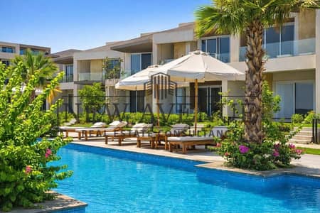 Fully finished ground studio with prime location at Boho El Sokhna ready to move with deposit and installments