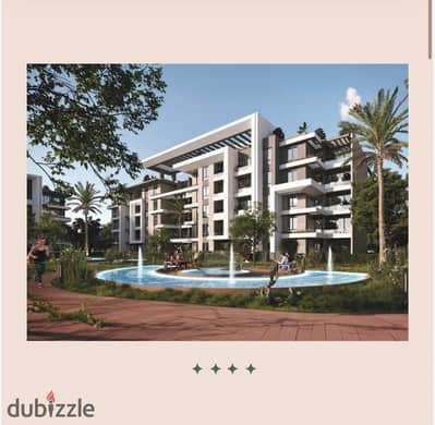Apartment for sale in October Gardens 3 rooms 149m 3 rooms 2 bathrooms with a distinctive Open View on the landscape and the Water Features Ixora Compound