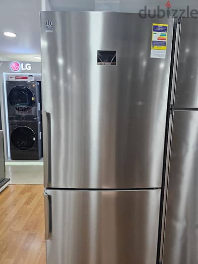 بوش ثلاجة 631 لتر كومبي نوفروست استانلس KGN86CI3E8