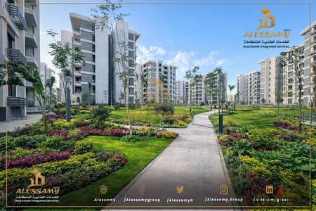 Apartment for sale in New City with installments over 14 years, space 215 meters, garden view Nour