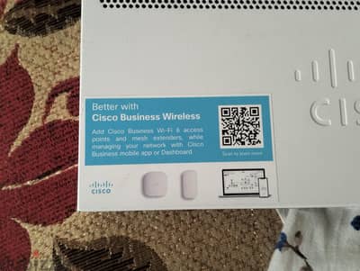 Cisco CBS350-16P-2G PoE Switch جديد بالضمان
