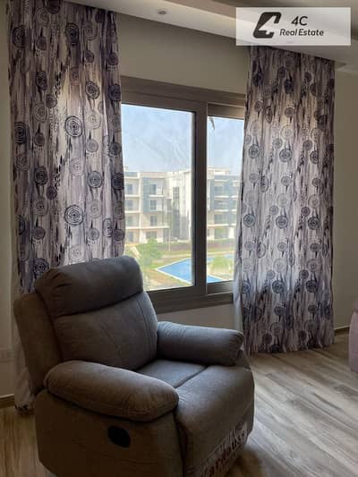 Apartment for sale, immediate delivery, super lux finishing - prime location, Galleria Moon Valley compound, New Cairo on Teseen Street -لشقة في مون فالي نيو كايرو