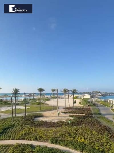 Exceptional Sea, Pool & Lagoon Views Service Apartment For Sale in Marassi - North Coast | 363 SQM | Fully Furnished | Ready To Move