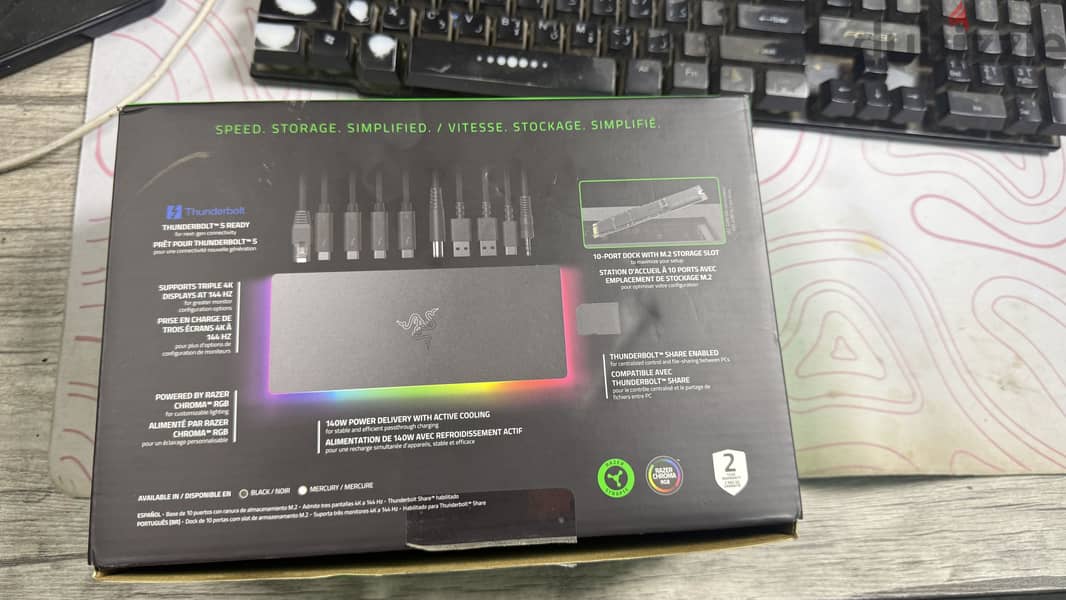 Razer Thunderbolt 5 Dock Chroma 1