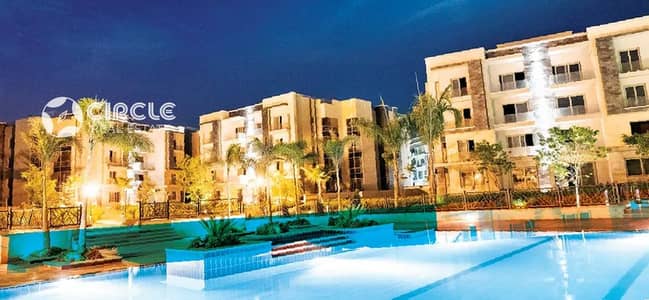 Apartment With Private Garden For Sale In Galleria Moon Valley Fifth Settlement New Cairo Near Road 90 and AUC