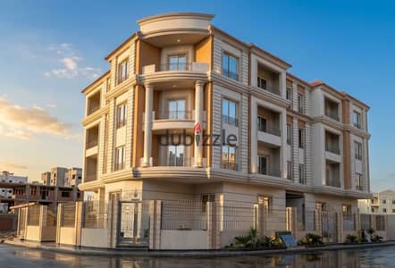 167 sqm north-facing apartment in the First District (Al-Bayt Al-Manzili area), Fifth Settlement located in a corner building overlooking two streets