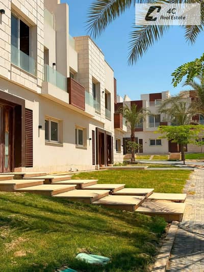 Townhouse villa for sale with the best area on the market 274m in Azzar2 Compound New Cairo Fifth Settlement New Cairo with ready to move