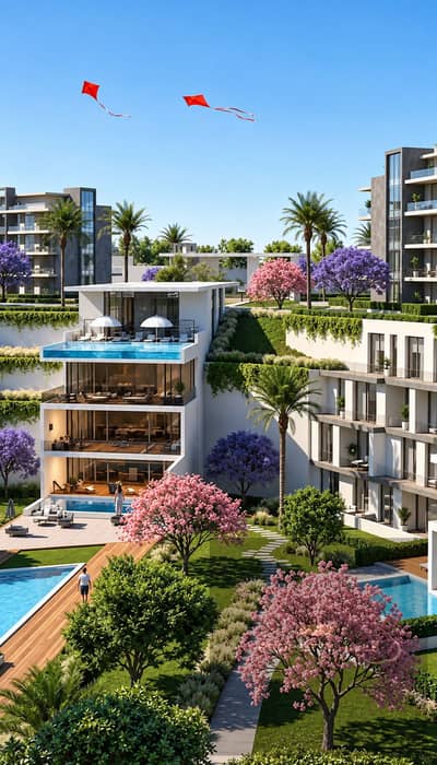 Discount 15% Apartment 2-Bedroom for Sale in Kite Residence, 6th of October | 130 SQM | Up to 10 Years Installments