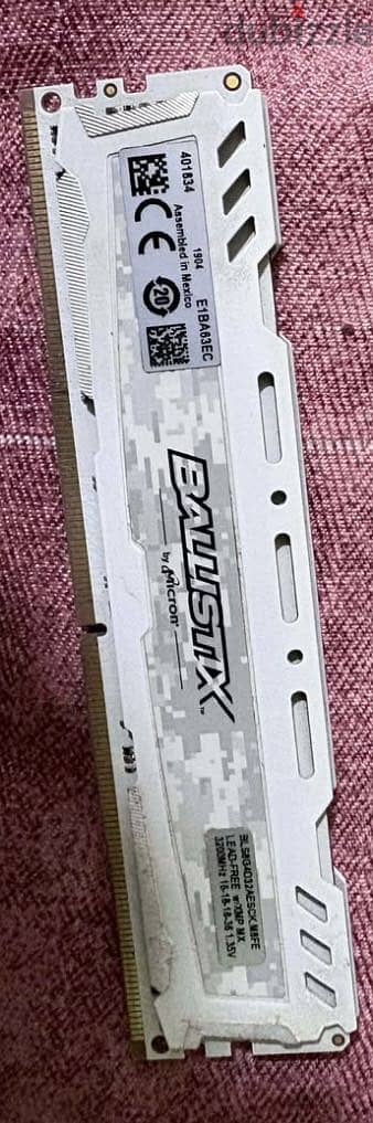 مطلوب ballistix ram ddr4  8 gb