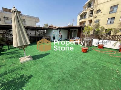 بنتهاوس للايجار في سرايات المعادي Sarayat El Maadiمفروش بالكامل فرش مودرن بالتكيفات