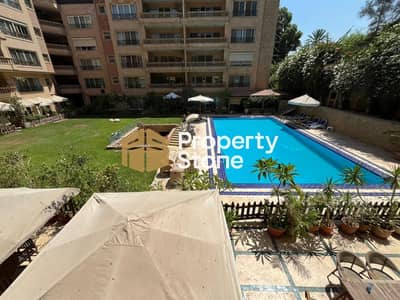 Furnished Apartment for Rent in Sarayat El Maadi with Ultra Super Lux Finishing & Shared Pool
