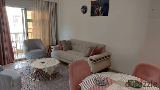 Furnished apartment for rent in Madinaty – overlooks the services - 2 bedrooms