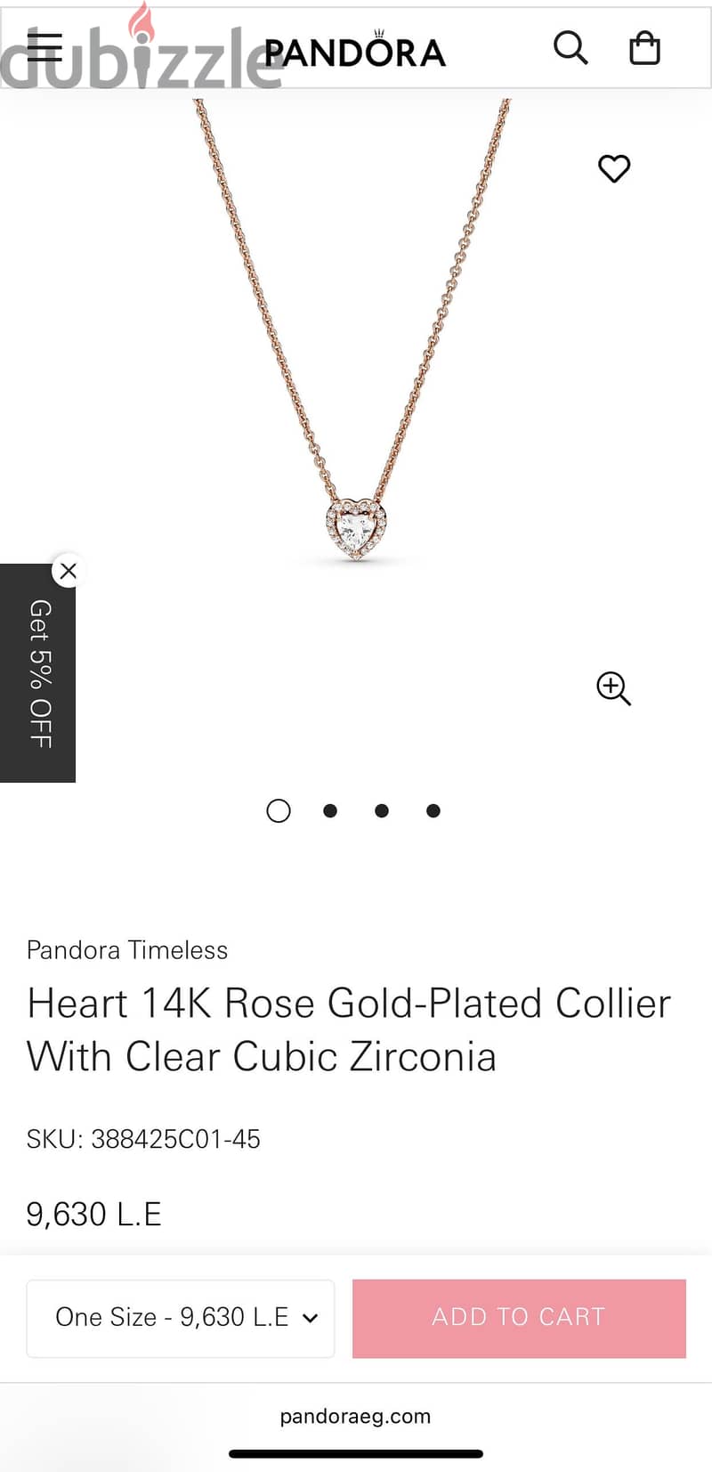 Pandora necklace 2