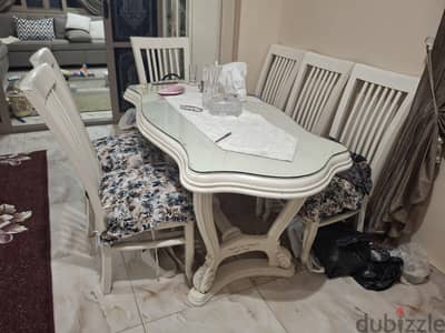 بيع طربيزة سفرة وكراسى