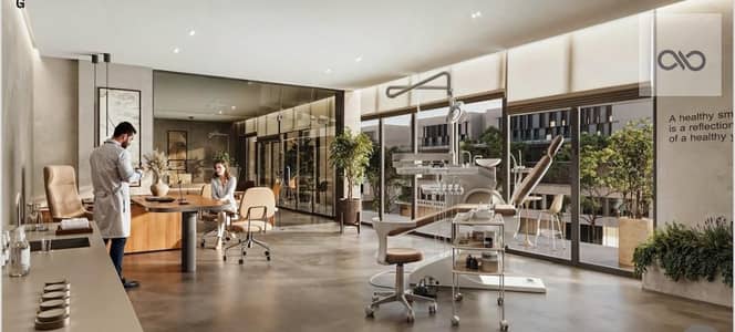  Clinic for Sale – New Cairo   Prime Location: مباشرة على شارع التسعين الجنوبي في قلب القاهرة الجديدة، بالقرب من Golden Square والجامعة الأمريكية،