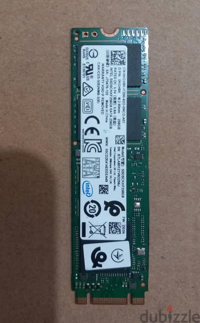 ssd m2 intel 256