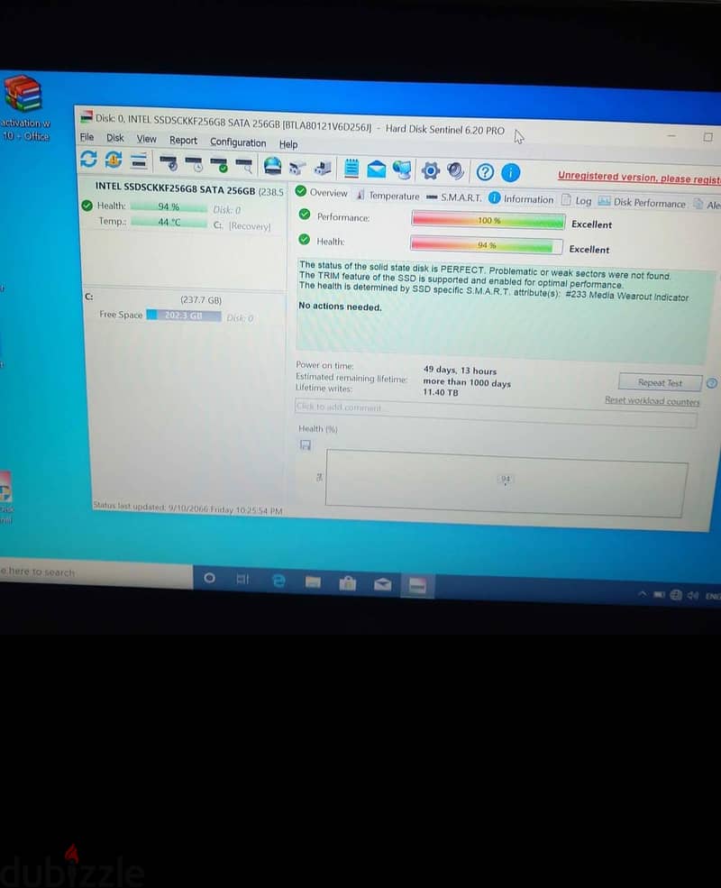 ssd m2 intel 256 1
