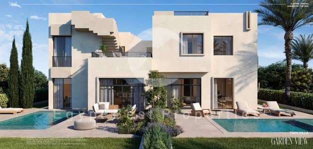 فيلا مستقلة – 4 غرف نوم بحمامات داخلية خاصة – مقدم 5% – مساحة 250 متر