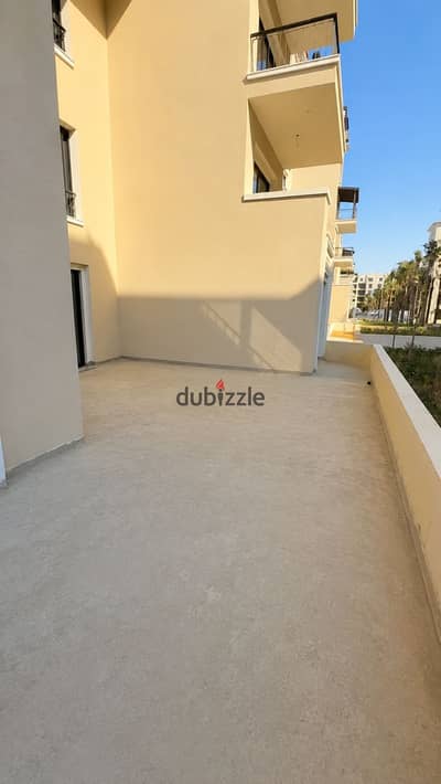 Prime garden apartment 177 sqm with 60 sqm for sale/ village west /El Sheikh Zayed