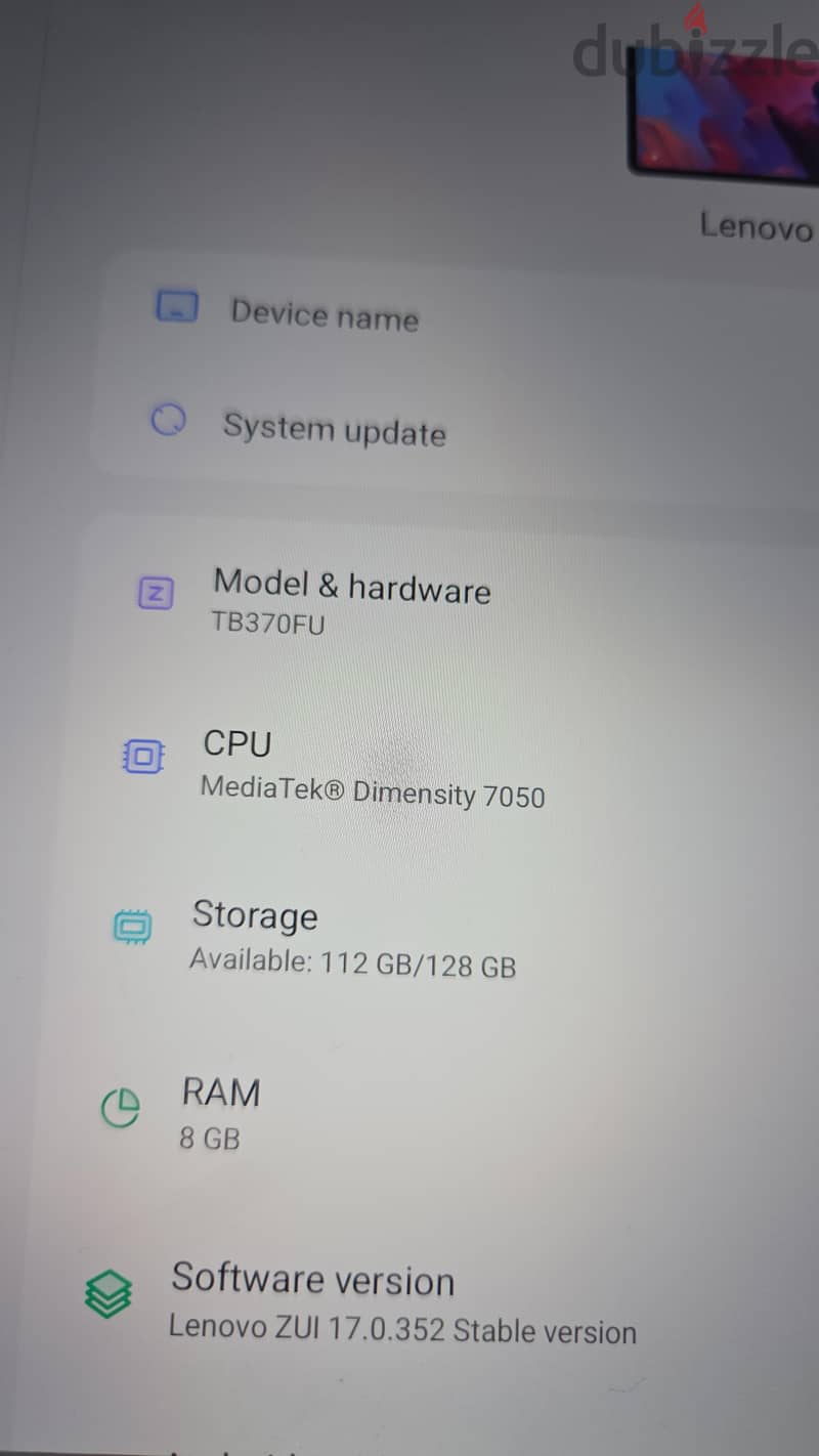 Used lenovo tab p12 2