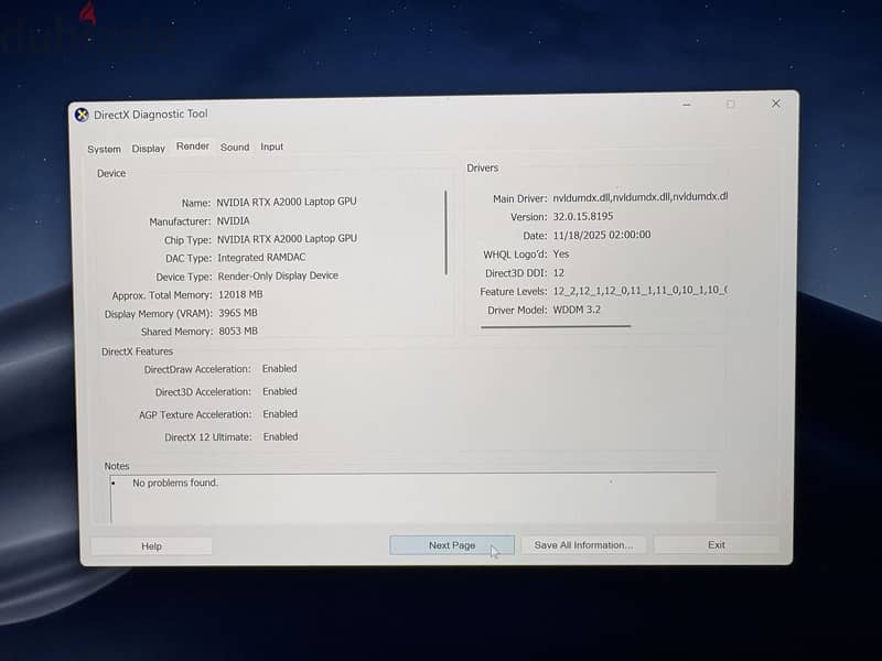 Dell precision 5560 4K 4