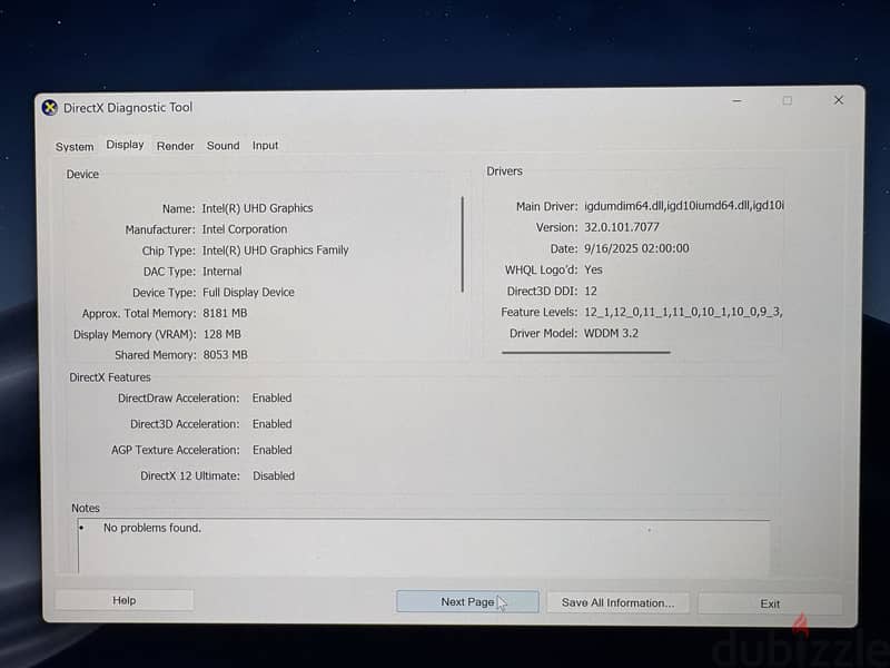 Dell precision 5560 4K 7