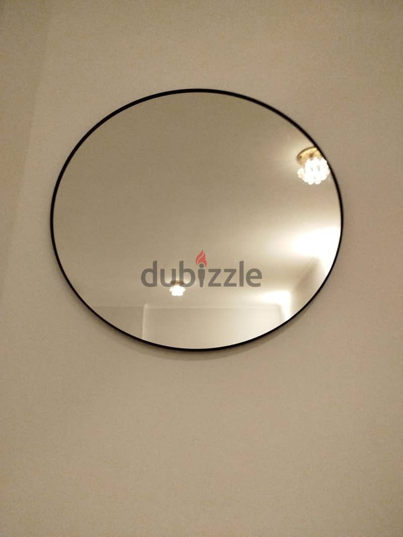 hanging Ikea mirror 80cm 2