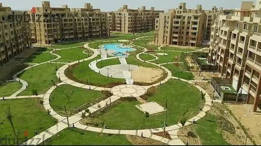 شقة 130م بكمبوند جاردن هيلز التوسعات الشمالية محور البوليفارد 6اكتوبر