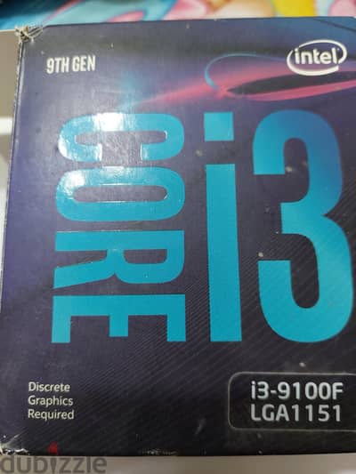 بروسيسور Intel Core i3 جيل تاسع - جديد زيرو بالكرتونة لم يستعمل