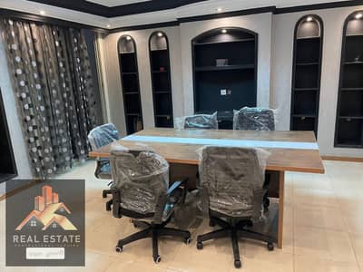 For rent, furnished office, Al-Nazihah Street, Al-Raeesi, Heliopolis, Egypt