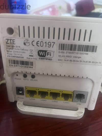 رواتر.  اورنج zte . . بحاله جيده