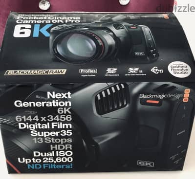 Blackmagic Pocket Cinema Camera 6K Pro – Brand New / Unused