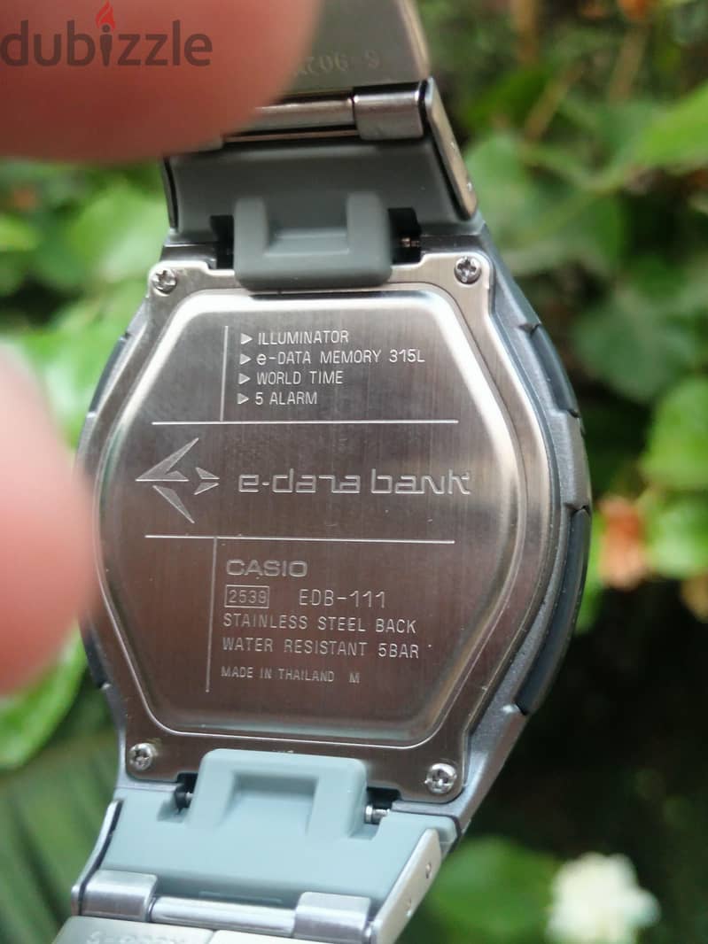 casio vantage digital watch EDB 111 4